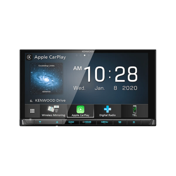 KENWOOD DDX9020DABS DVD with Hi-Resolution Audio works with Wired